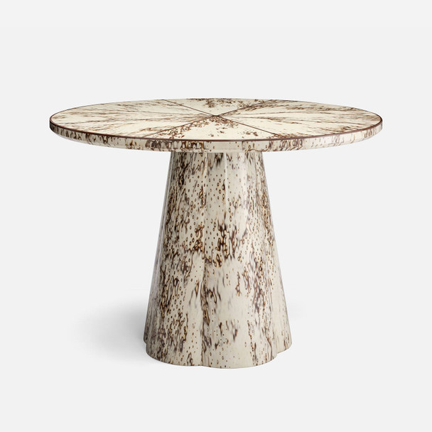 Novak 42-Inch Entry Table - Maple Birdseye Burl Veneer