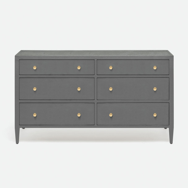 Jarin 60-Inch Dresser - Graphite Faux Belgian Linen