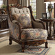 HD-1623 Mahogany 3-Piece Traditional Sofa Set