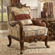 HD-1601 Antique Brown Traditional Upholstered Sofa