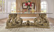 HD-1802 Bronze 7-Piece Traditional Dining Set