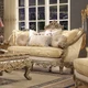 HD-2626 Gold with Rust Highlights 3-Piece Traditional Sofa Set
