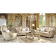 HD-8925 Champagne Gold Traditional Upholstered Sofa