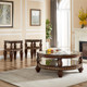 HD-1521 Mahogany With Gold Highlight Traditional End Table