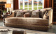 HD-1631 Antique Brown Modern Upholstered Sofa