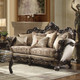 HD-2658 Bronze 3-Piece Traditional Sofa Set