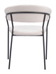 Josephine Cream (Set of 2) Steel and Polyester Dining Chair