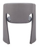 Rosyth Slate Gray Steel and Polyurethane Dining Chair