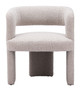 Java Sandy Beige Polyester Accent Chair