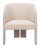 Hull Beige Polyester Accent Chair