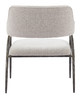 Vesterboro Gray Steel and Polyester Accent Chair