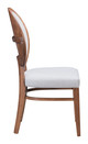 Regents Walnut & Light Gray (Set of 2) Rubberwood Dining Chair