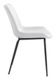 Byron White (Set of 2) Steel and Polyurethane Dining Chair