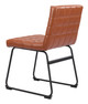 Pago Brown (Set of 2) Steel and Polyurethane Dining Chair