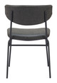 Charon Vintage Black (Set of 2) Steel and Polyurethane Dining Chair