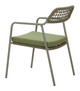 Rio Green (Set of 2) Steel and Olefin Dining Chair for Outdoor Use
