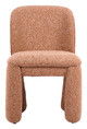 Citrine Biscuit Brown (Set of 2) Rubberwood Dining Chair