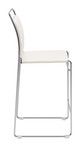Verbena Cream (Set of 2) Steel and Polyurethane Counter Stool