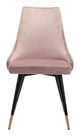 Piccolo Pink (Set of 2) Steel and Polyester Dining Chair
