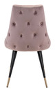 Piccolo Pink (Set of 2) Steel and Polyester Dining Chair
