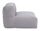 Luanda Gray Olefin and Textilene Middle Chair for Outdoor Use
