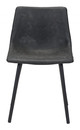Daniel Vintage Black (Set of 2) Steel and Polyurethane Dining Chair