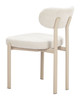 Aurea Light Gray (Set of 4) Steel and Polyester Dining Chair