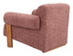 Verity Copper Ash Wood and Polyester Accent Chair