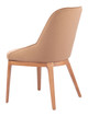 Ayr Tan (Set of 2) Ash Wood and Steel Dining Chair
