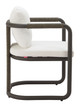 Ciel Ivory (Set of 2) Aluminum and Polyester Dining Chair for Outdoor Use