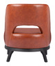 Mistley Brown Ash Wood and Polyurethane Accent Chair