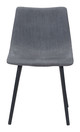Daniel Gray (Set of 2) Steel and Polyester Dining Chair
