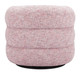 Refine Pink Tweed Steel and Polyester Swivel Chair