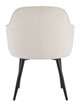 Jolie Ivory (Set of 2) Steel and Polyester Dining Chair