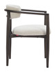 Midori White Aluminum and Olefin Dining Chair for Outdoor Use