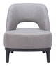 Mistley Gray Ash Wood and Polyester Accent Chair