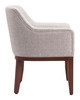 Berbera Gray Poplar Wood and Rubberwood Dining Chair