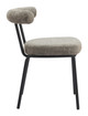 Kede Green Tweed (Set of 2) Steel and Polyester Dining Chair