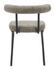 Kede Green Tweed (Set of 2) Steel and Polyester Dining Chair