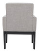 Senzil Gray Steel and Polyester Dining Chair