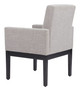 Senzil Gray Steel and Polyester Dining Chair