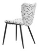 Prestige White (Set of 2) Steel and Polyester Dining Chair
