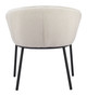 Essen Ivory Steel and Polyester Dining Chair