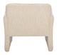 Dobra Oatmeal Beige Polyester Accent Chair