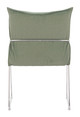 Pola Green (Set of 2) Steel and Polyester Dining Chair