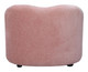 Tallin Mauve Pink Birch Wood and Polyester Accent Chair