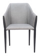 Andover Slate Gray (Set of 2) Steel and Polyurethane Dining Chair