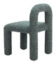 Arum Snowy Green (Set of 2) Poplar Wood and Polyester Dining Chair