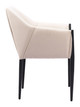 Andover Beige (Set of 2) Steel and Polyester Dining Chair