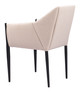 Andover Beige (Set of 2) Steel and Polyester Dining Chair